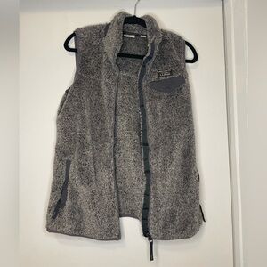 LL Bean Grey Fleece Vest
